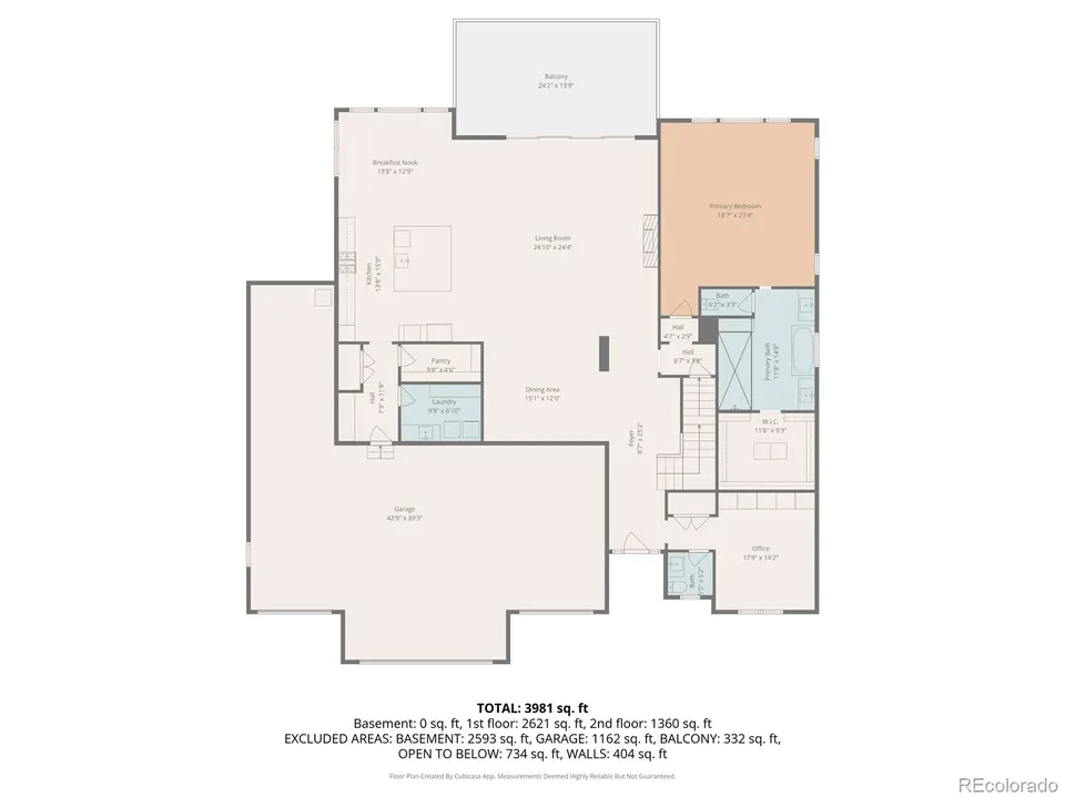 Main-level floor plan