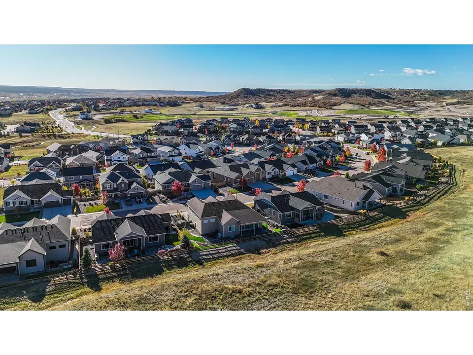 Aerial view of Cobblestone Ranch and surrounding open space